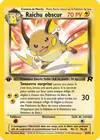 Carte Raichu Obscur 83/82