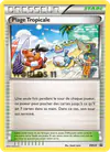 Carte Plage Tropicale BW28/