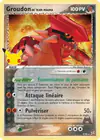 Carte Groudon de Team Magma 9/95