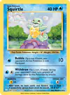 Carte Squirtle 001/034