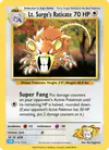 Carte Lt. Surge's Raticate 016/034