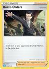 Carte Boss's Orders 019/034