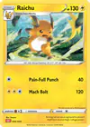 Carte Raichu 009/034