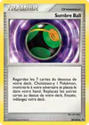 Carte Sombre Ball 80/100