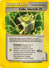 Carte Cube électrik 01 127/147