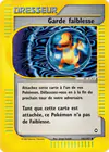 Carte Garde faiblesse 141/147