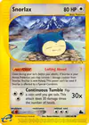 Carte Snorlax 100/182