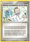 Carte Méthode d'entraînement du Prof. Orme 79/101