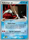 Carte Kabutops ex 97/100