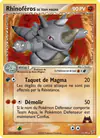 Carte Rhinoféros de Team Magma 11/95