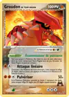 Carte Groudon de Team Magma 9/95
