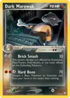 Carte Dark Marowak 7/109