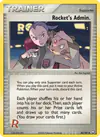 Carte Rocket's Admin. 86/109