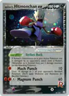 Carte Rocket's Hitmonchan ex 98/109