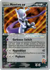 Carte Rocket's Mewtwo ex 99/109