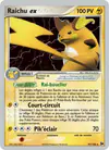 Carte Raichu ex 97/106