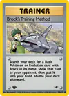 Carte Brock's Training Method 106/132