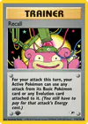 Carte Recall 116/132