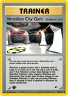 Carte Vermilion City Gym 120/132