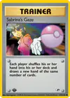 Carte Sabrina's Gaze 125/132