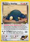 Carte Rocket's Snorlax 33/132