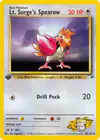 Carte Lt. Surge's Spearow 52/132