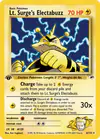 Carte Lt. Surge's Electabuzz 6/132