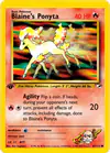 Carte Blaine's Ponyta 63/132