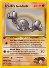 Carte Brock's Geodude 66/132