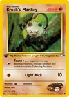 Carte Brock's Mankey 67/132