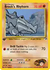 Carte Brock's Rhyhorn 70/132