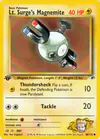 Carte Lt. Surge's Magnemite 80/132