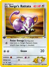 Carte Lt. Surge's Rattata 82/132