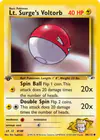 Carte Lt. Surge's Voltorb 84/132