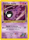 Carte Sabrina's Gastly 93/132