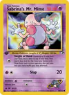 Carte Sabrina's Mr. Mime 94/132