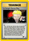 Carte Lt. Surge's Secret Plan 107/132