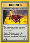 Carte Cinnabar City Gym 113/132