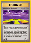 Carte Saffron City Gym 122/132