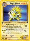 Carte Lt. Surge's Jolteon 28/132