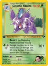 Carte Giovanni's Nidorino 45/132
