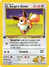 Carte Lt. Surge's Eevee 51/132
