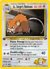Carte Lt. Surge's Raticate 53/132