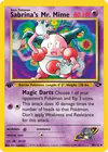 Carte Sabrina's Mr. Mime 59/132