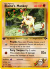 Carte Blaine's Mankey 63/132