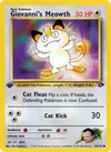 Carte Giovanni's Meowth 74/132