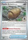 Carte Fossile Armure Ancien 072/084