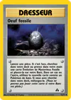 Carte Oeuf fossile 72/75
