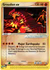 Carte Groudon ex 002/