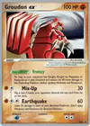 Carte Groudon ex 038/